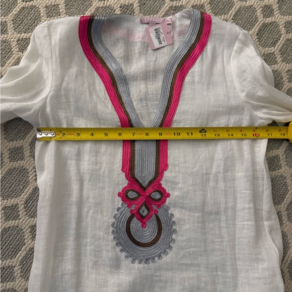NWT Calypso St Barth Linen Tunic Beach Pool Cover Up size XS New with Tags - Picture 15 of 15